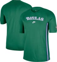 Nike Men's Nike Green Dallas Mavericks Classic Edition Hardwood Classics Authentic Game Shooting T-Shirt