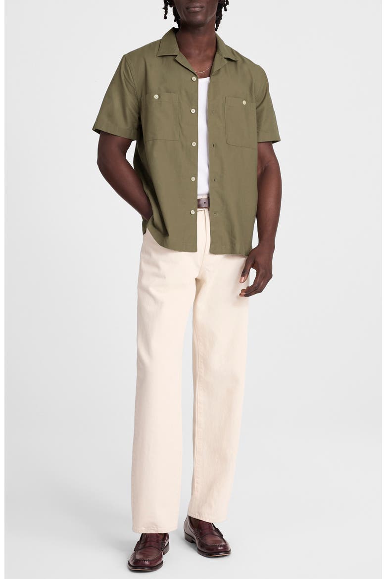 Twill Camp Shirt, Alternate, color, PRESSED SAGE