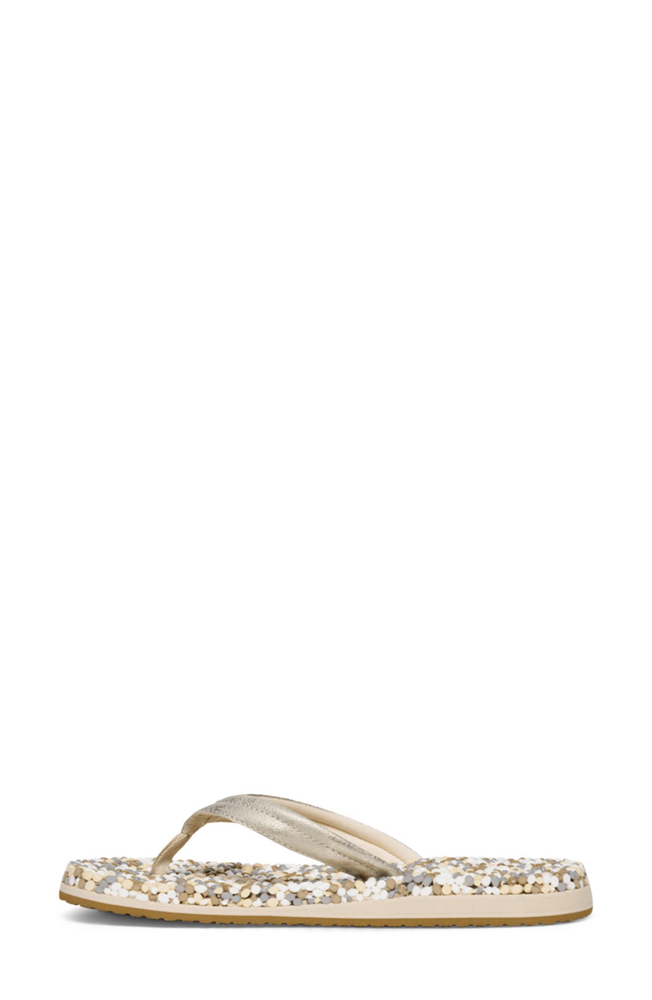 Bubblecush Flip Flop, Alternate, color, SILVER