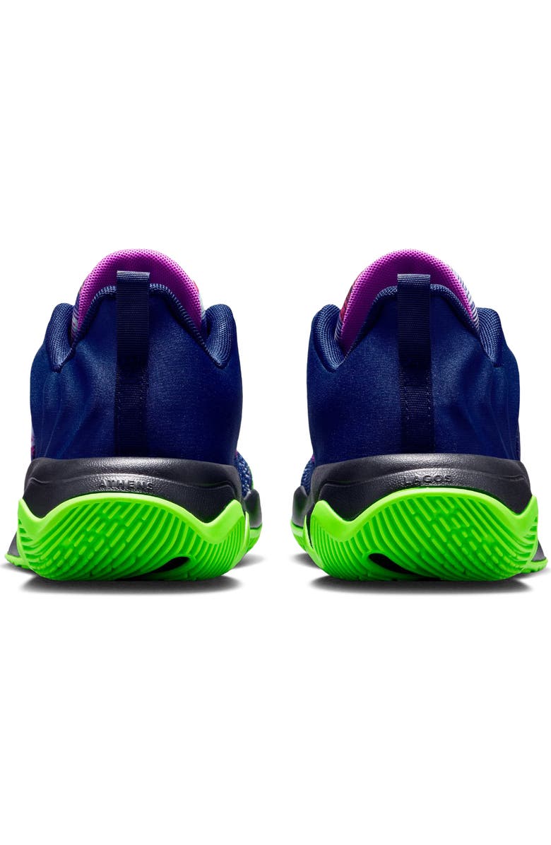 Nike Kids' Giannis Immortality 4 Basketball Shoe, Alternate, color, Blue Void/ Green/ Black