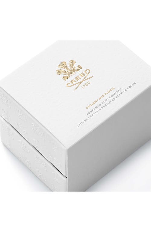 Creed Opulent & Floral Perfumed Body Soap Set In Transparent
