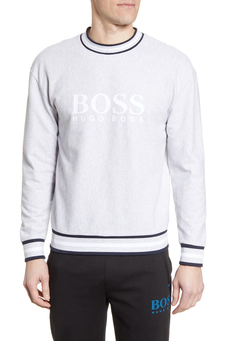 Heritage Crewneck Sweatshirt, Main, color, GREY
