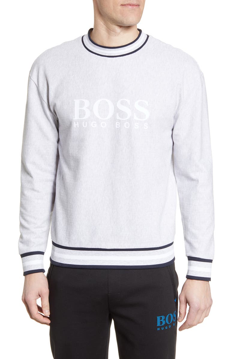 BOSS Heritage Crewneck Sweatshirt, Main, color,