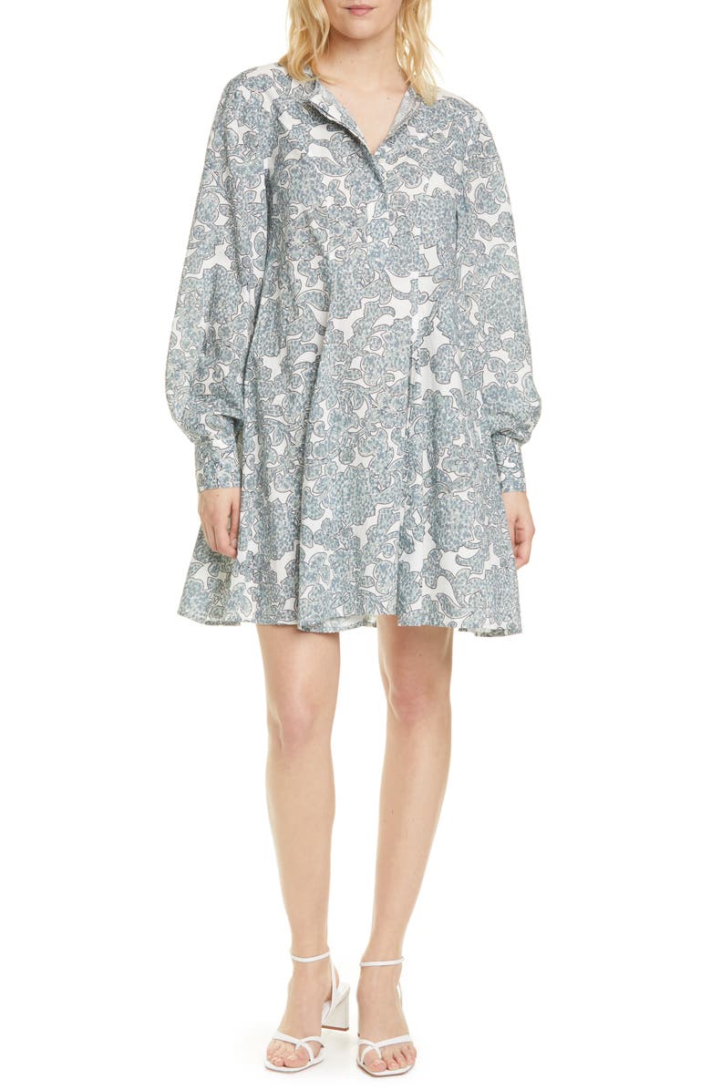 Samsøe Samsøe Karlene Long Sleeve Shirtdress, Main, color,