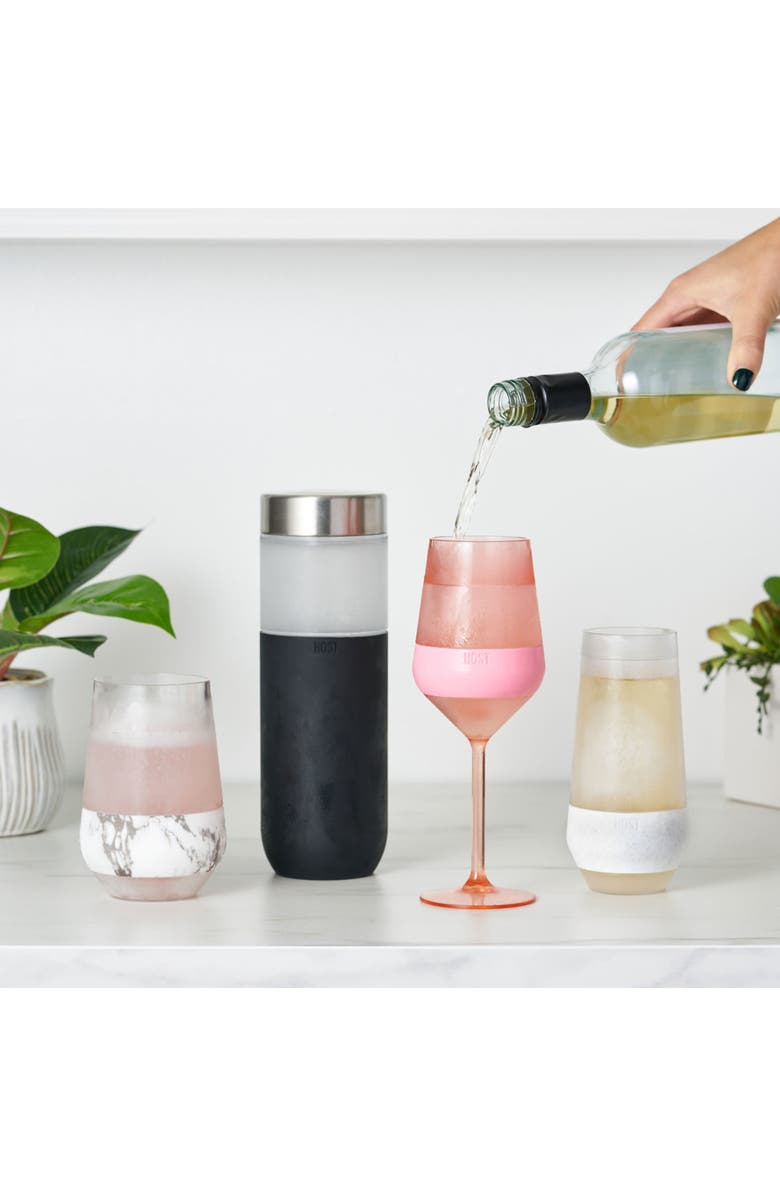HOST Stemmed Wine FREEZE Cooling Cup Set of 4, Alternate, color, Tinted