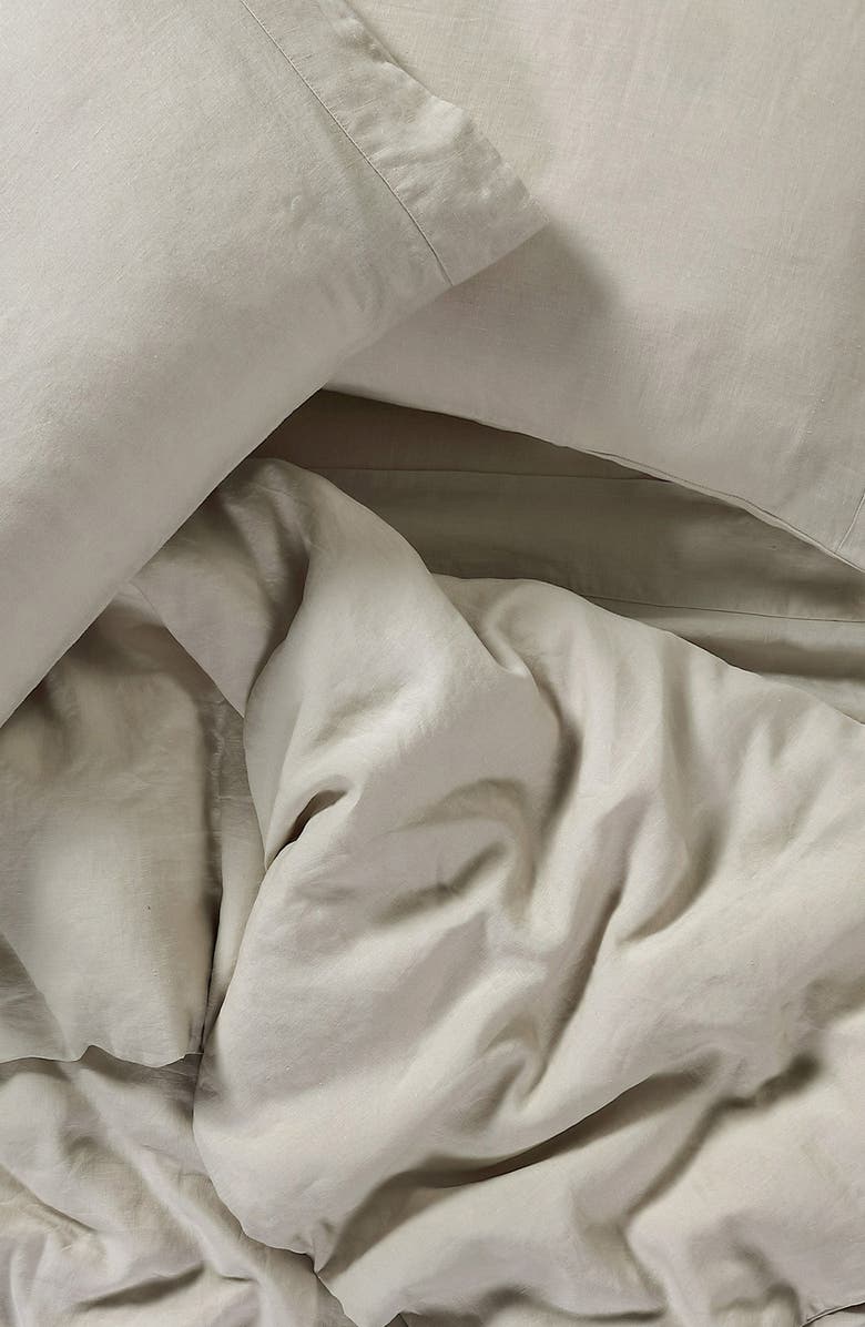 Sijo French Linen Duvet Cover, Alternate, color, 