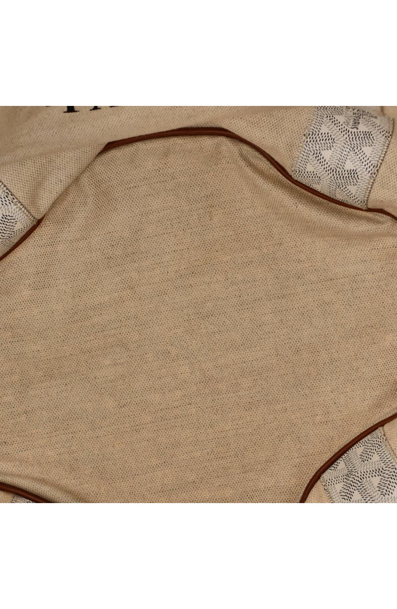 Pre-Owned Goyard Belharra Reversible Tote Coated Canvas, Alternate, color, White