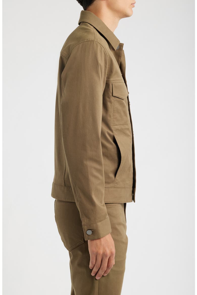 River Neoteric Twill Trucker Jacket, Alternate, color, DUFFLE