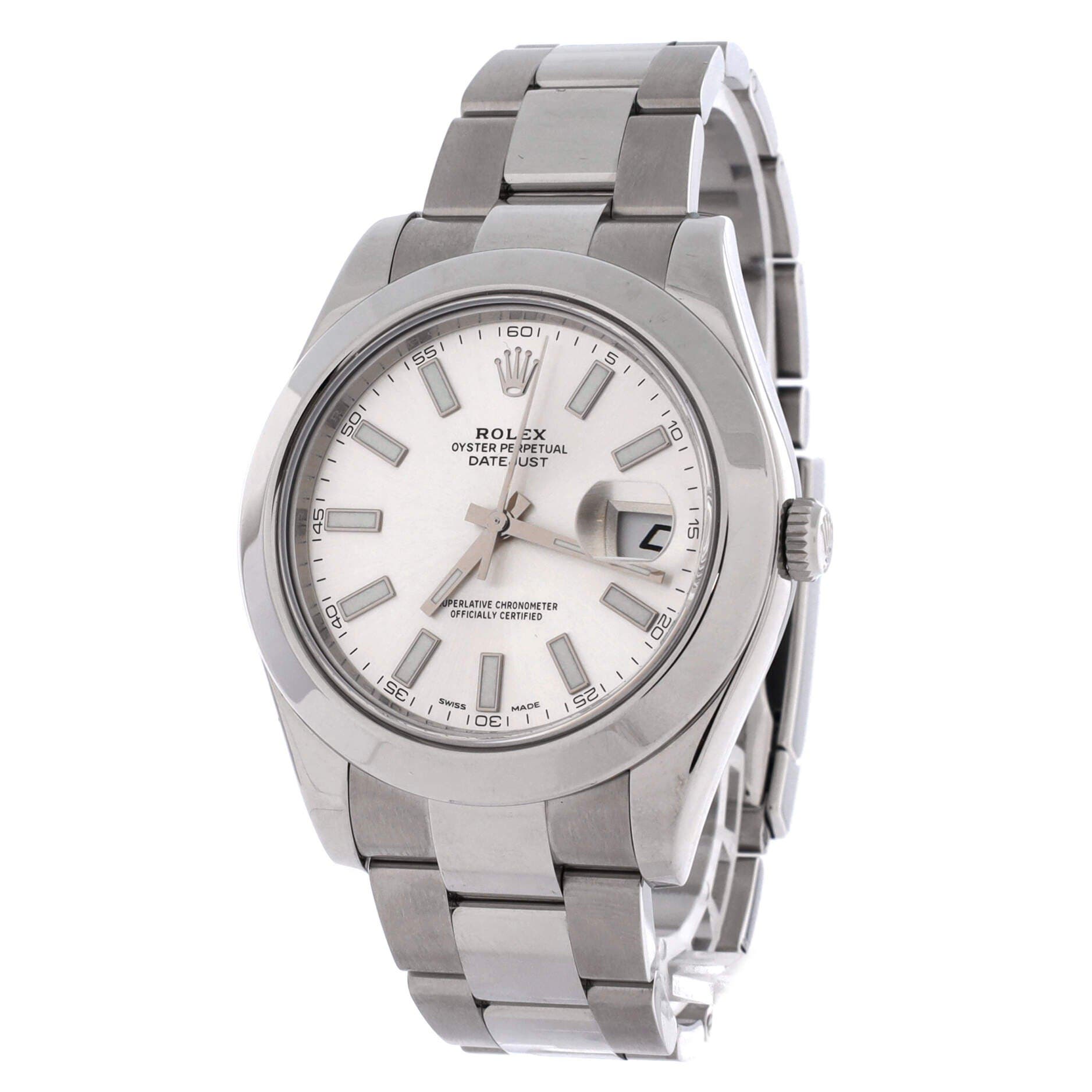 Oyster Perpetual Datejust II Automatic Watch Stainless Steel 41, Alternate, color, Metallic Silver