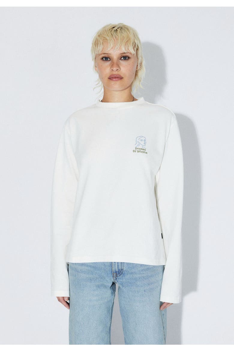 Kath Long Sleeve, Alternate, color, Off White Draw