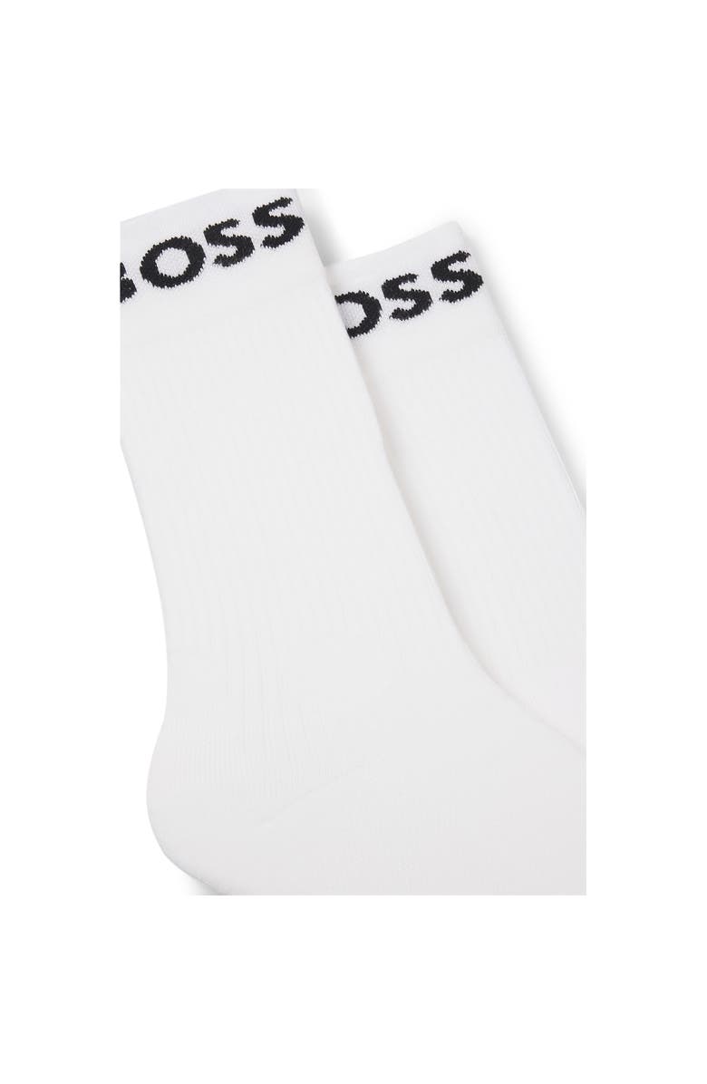 BOSS 2-Pack Sport Crew Socks, Alternate, color, White
