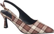 French Connection Brenna Plaid Kitten Heel