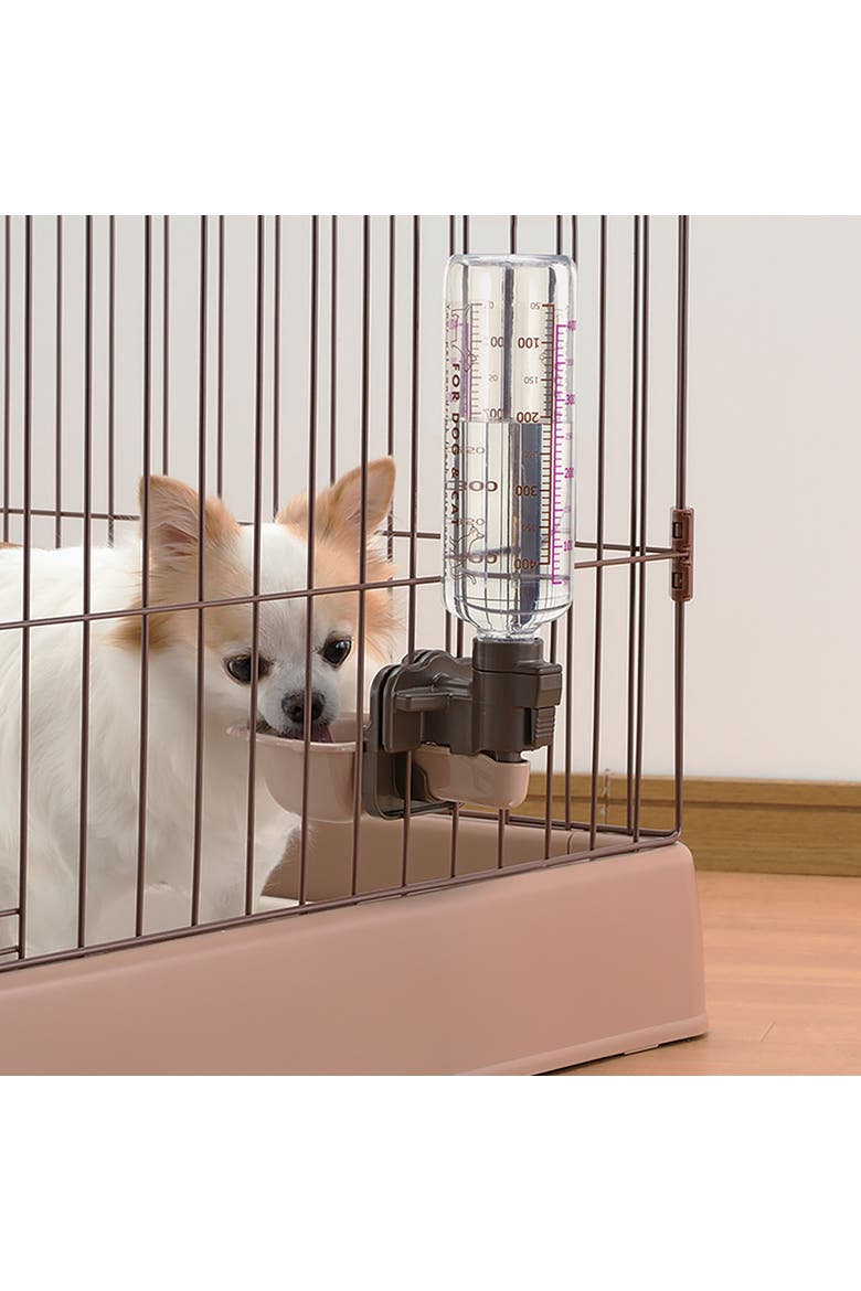 Pet Water Rehydration Station, Gravity Fed Pet Water Station, includes Bottle and Dish, Alternate, color, Multicolored