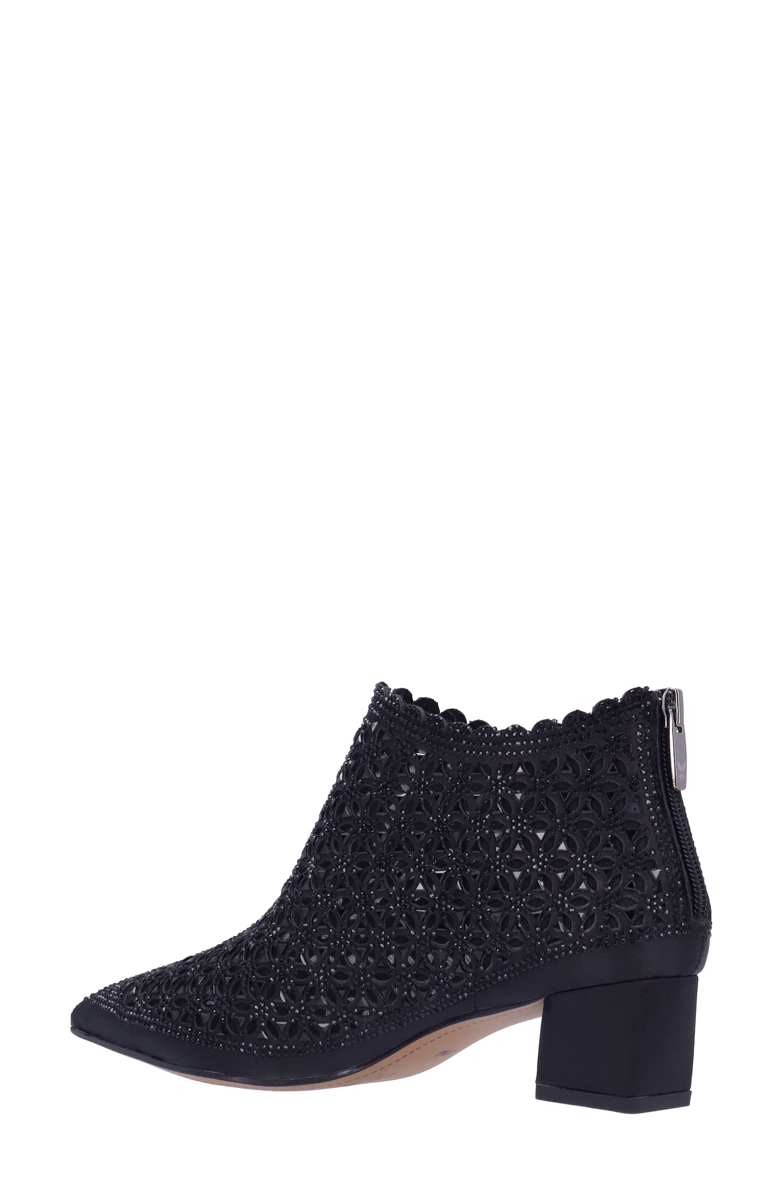 J. Reneé Jacinta Pointed Toe Bootie, Alternate, color, Black