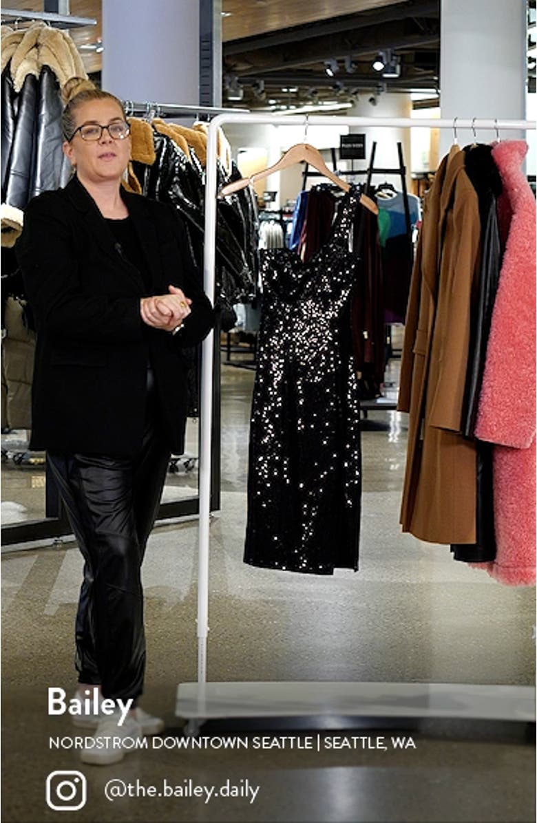 One-Shoulder Sequin Dress, sales video thumbnail