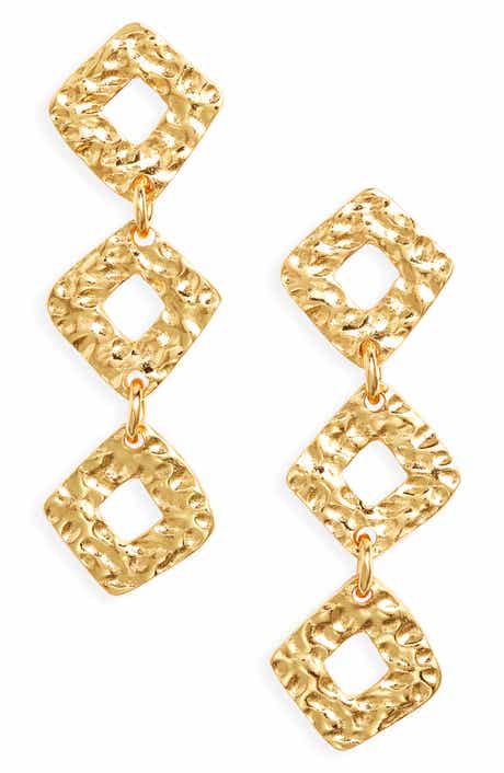 Greer Geo Drop Earrings