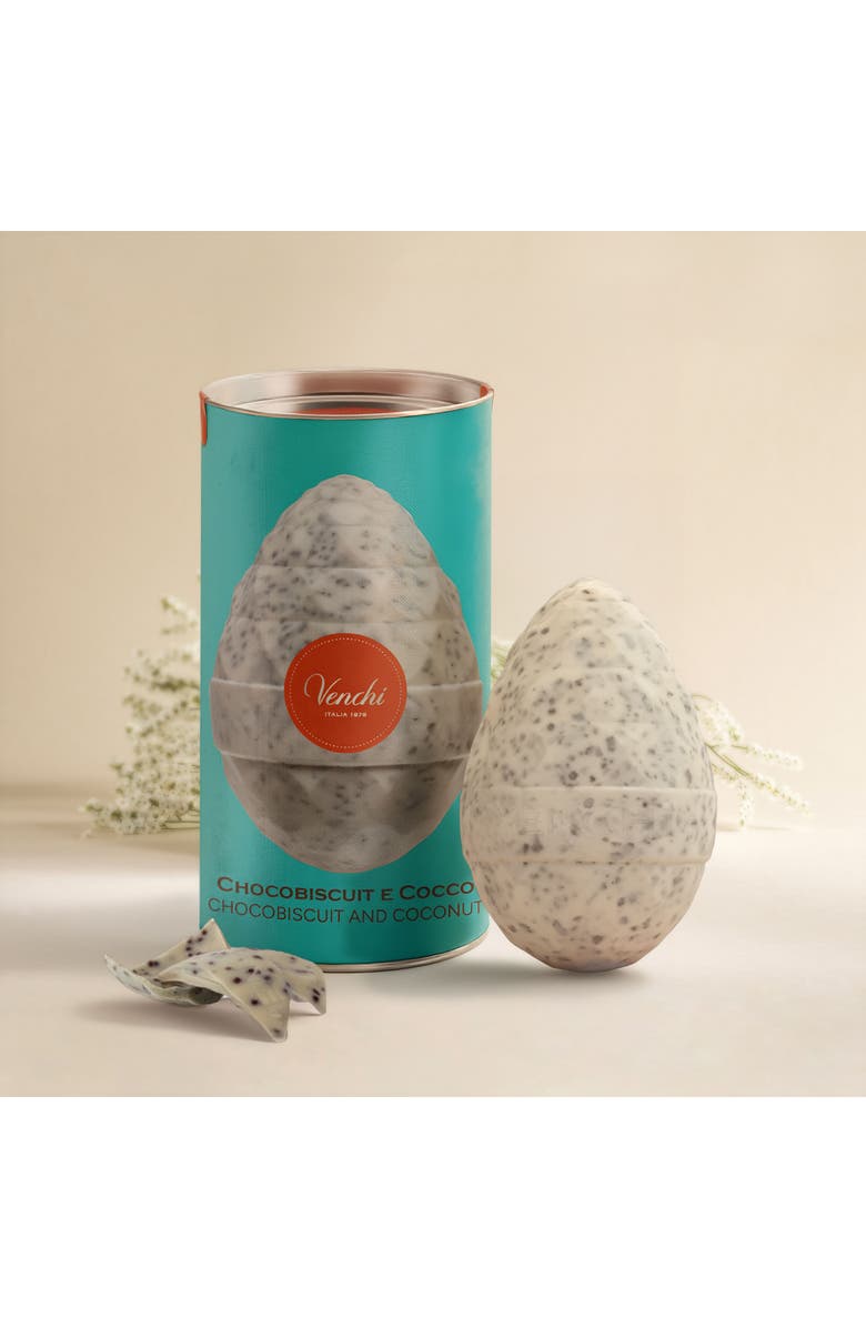 Venchi Easter Coconut & Chocolate Biscuit Egg, Alternate, color, 