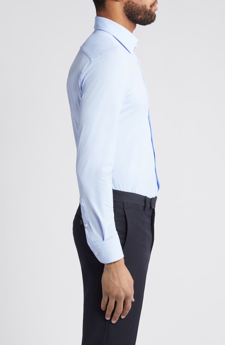 BOSS Hank Kent Slim Fit Dress Shirt, Alternate, color, Lt Past/Bu