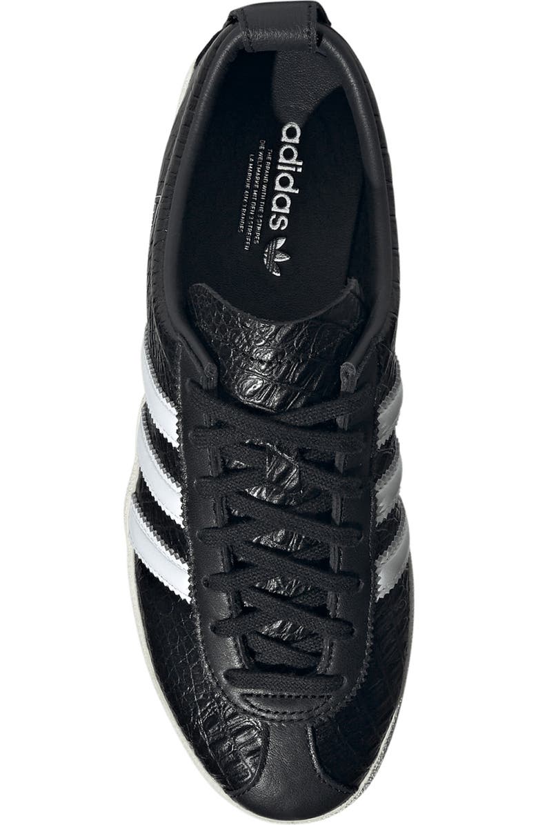 adidas Blanc Leather Sneaker, Alternate, color, Black/ White/ Off White