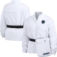 WEAR by Erin Andrews Women's WEAR by Erin Andrews  White Dallas Cowboys Packaway Full-Zip Puffer Jacket