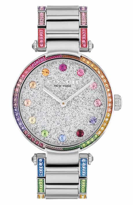 COACH Cary Crystal Bracelet Watch, 34mm