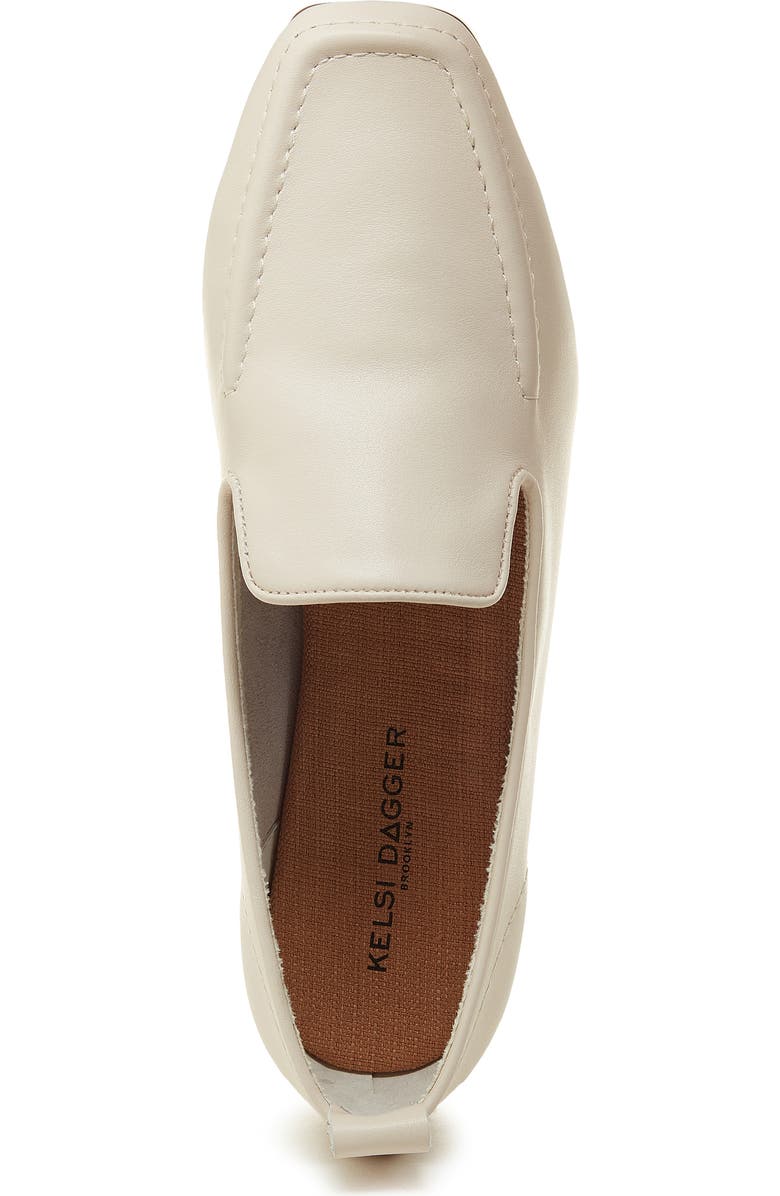 Kelsi Dagger Brooklyn Finley Square Toe Flat, Alternate, color, Cream