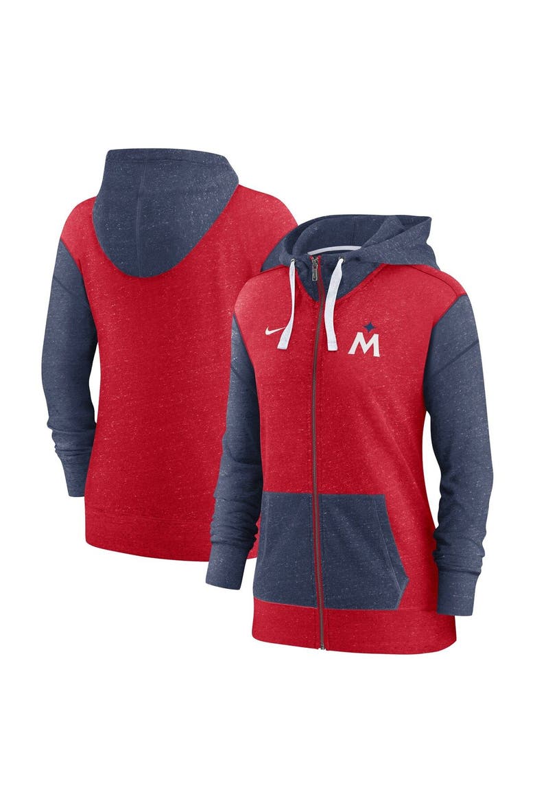 Women's Nike Red Minnesota Twins Full-Zip Hoodie, Main, color, Red