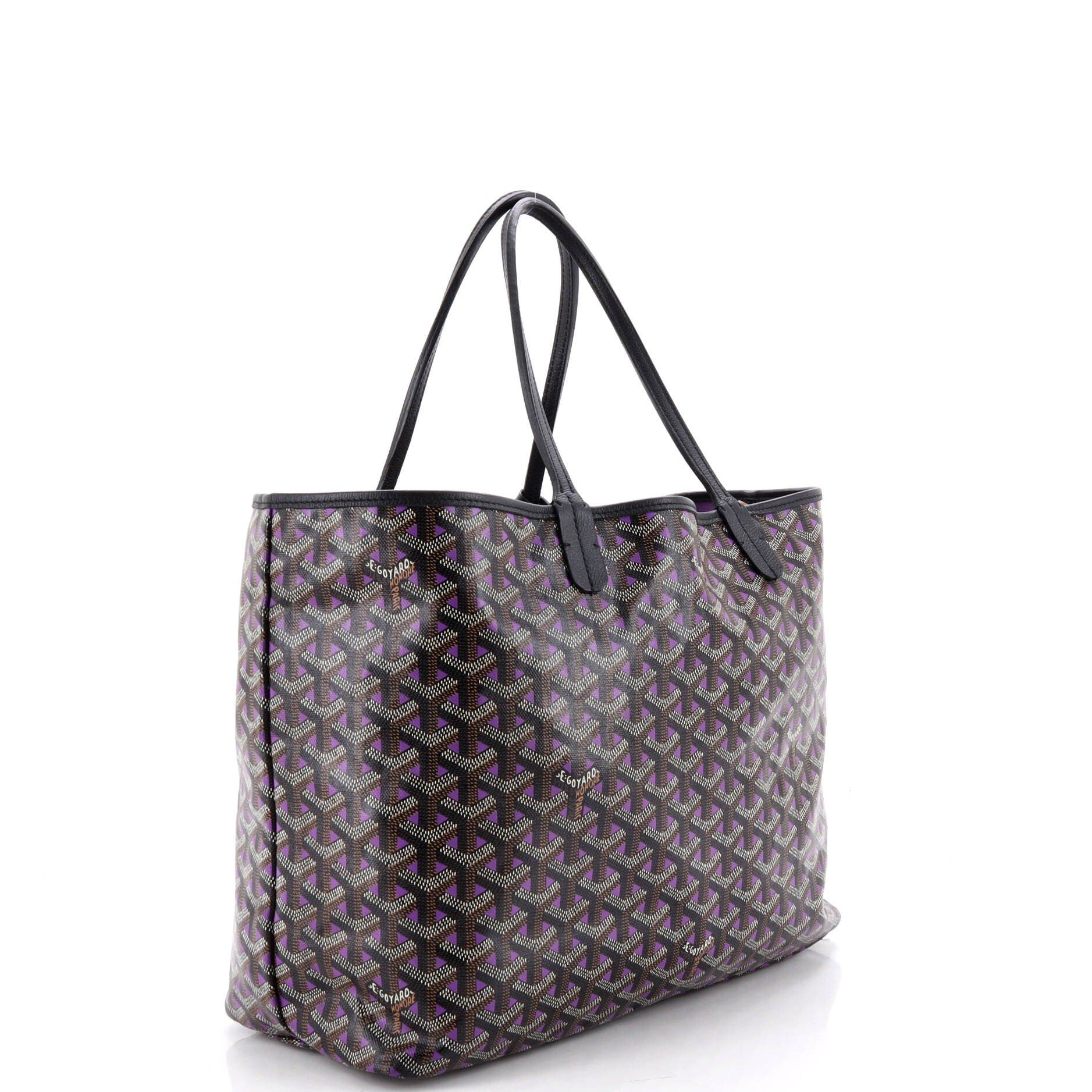 Saint Louis Tote Claire Voie Coated Canvas PM, Alternate, color, Purple
