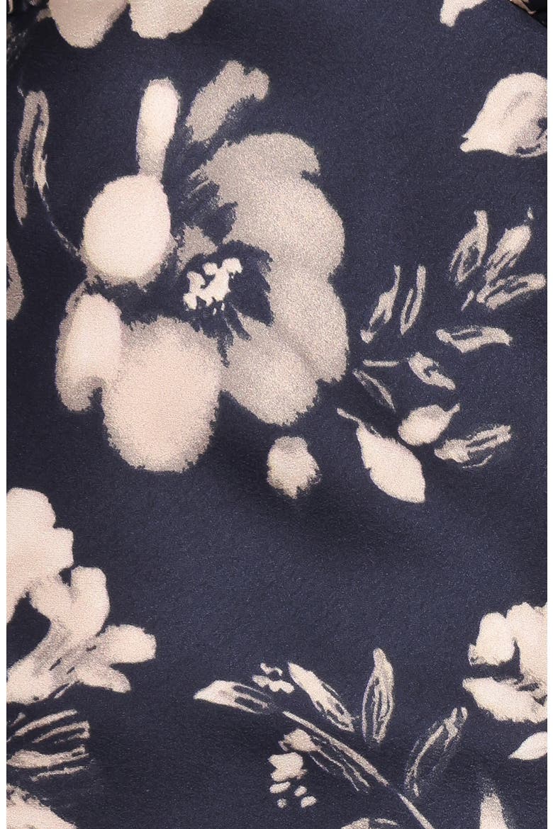 Laurent Floral Dress, Alternate, color, BLACK CREAM FLORAL