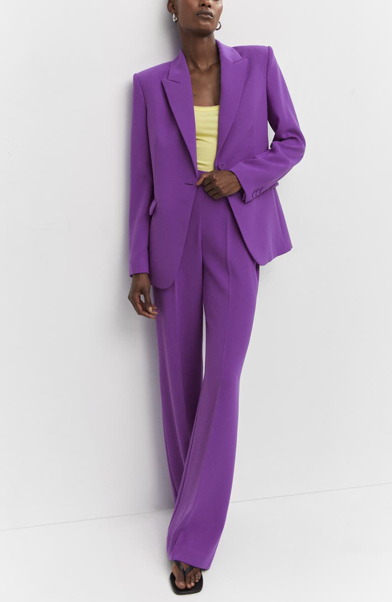 MANGO Single Breasted Suit Blazer, Alternate, color,