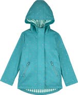 MeMoi Lined Raincoat with Attached Self-Storage Pouch