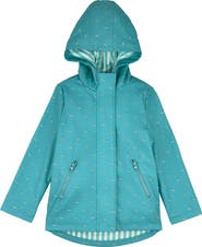 MeMoi Lined Raincoat with Attached Self-Storage Pouch