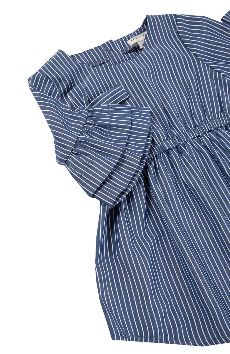 Habitual Girl Habitual Stripe Bell Sleeve Dress, Alternate, color, 