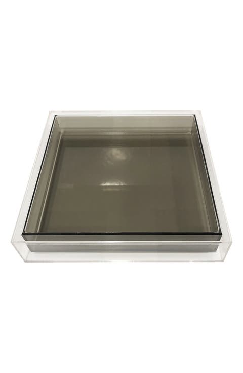 Encased Color Lucite Tray