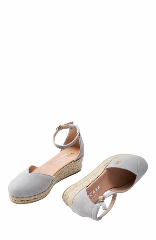 Viscata Formiga Limited Edition Canvas Espadrille Wedges In Gray
