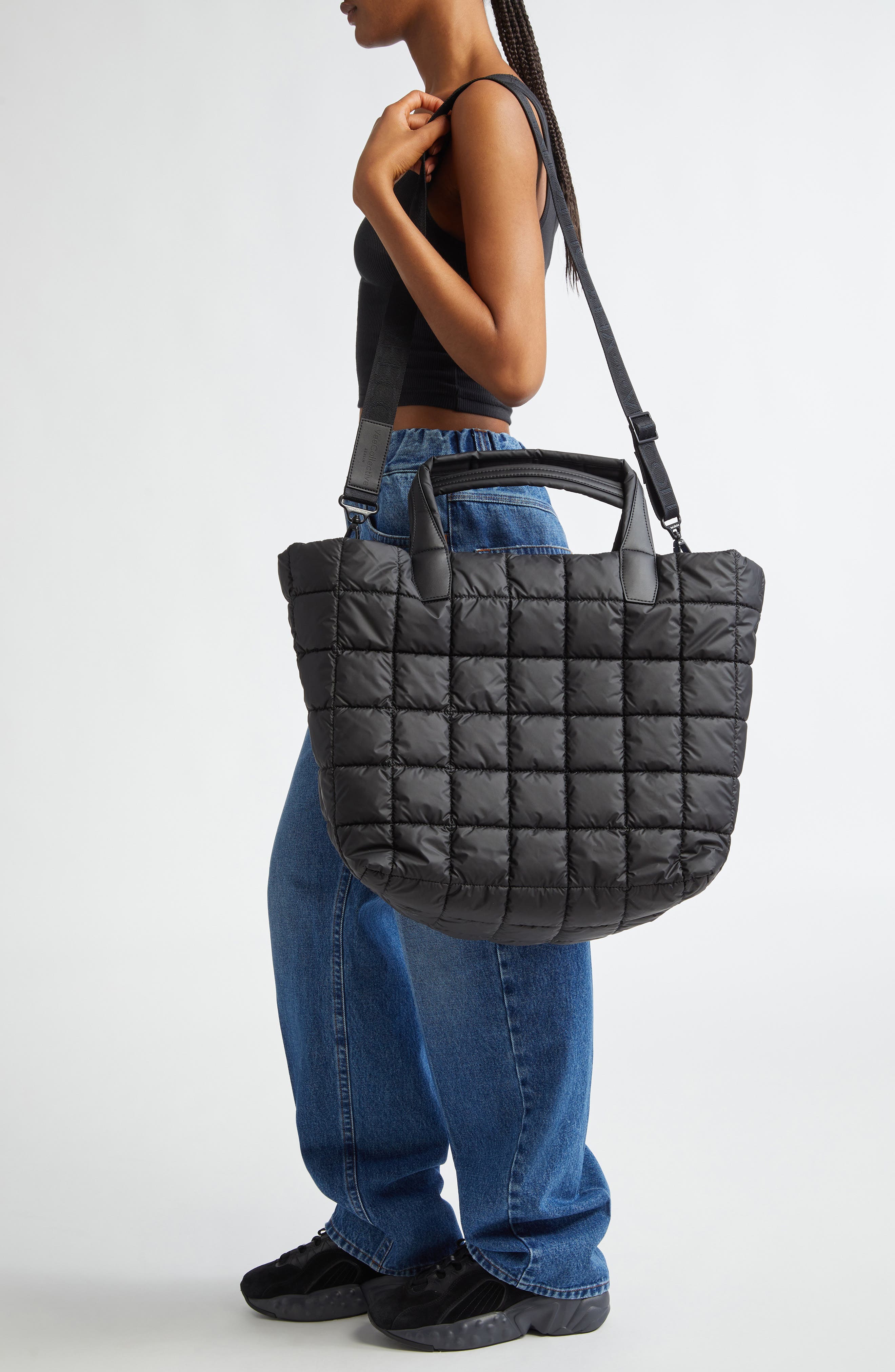 VeeCollective Porter Water Repellent Quilted Weekend Bag, Alternate, color, 