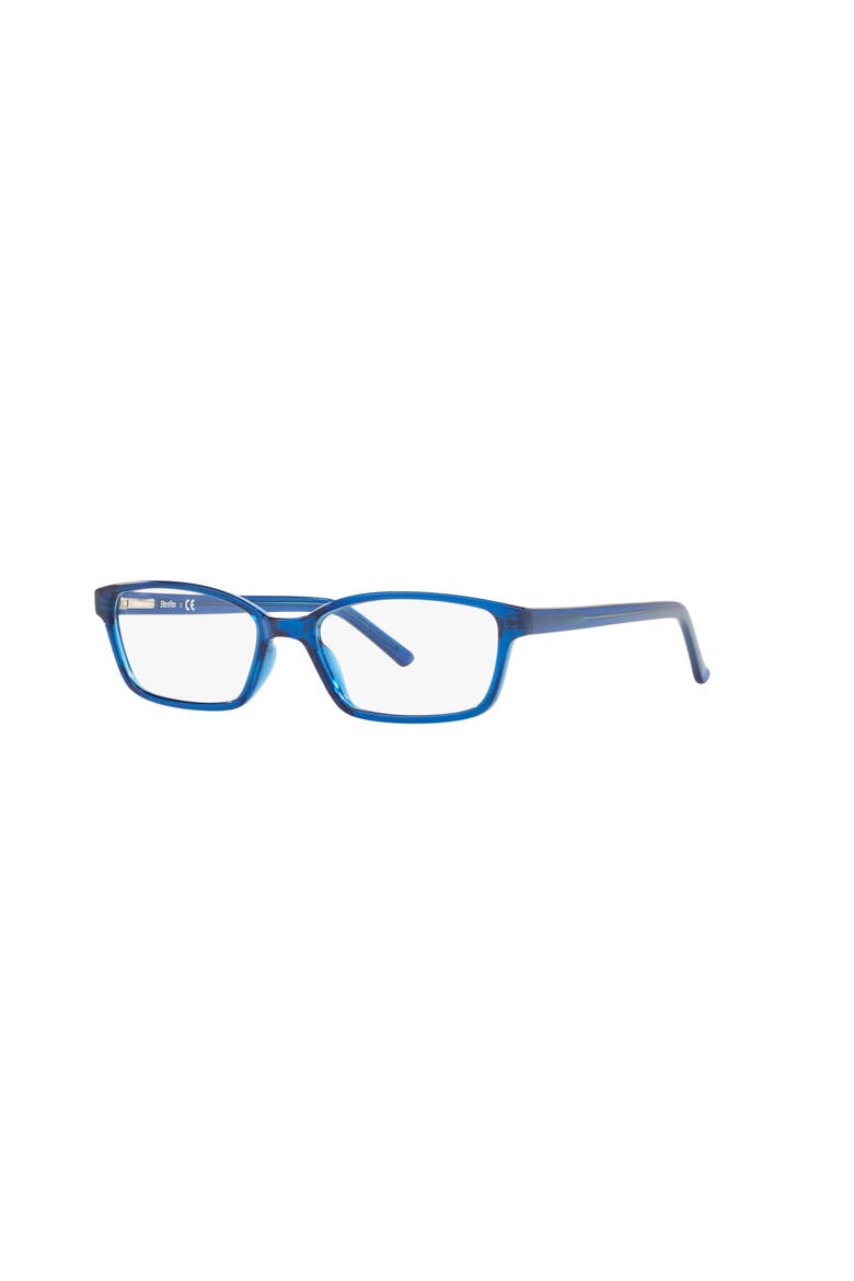 51mm Rectangle optical glasses, Main, color, Blue