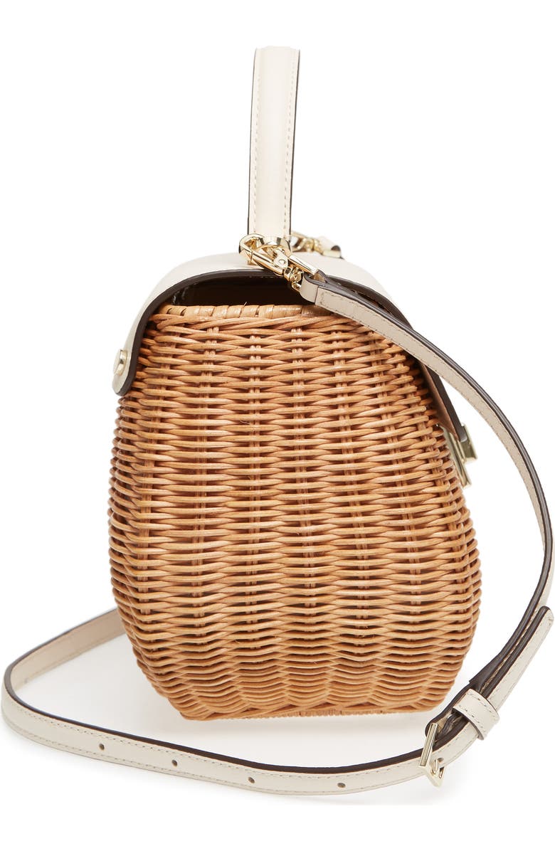 Kate Spade New York bloom street - justina wicker satchel, Alternate, color,