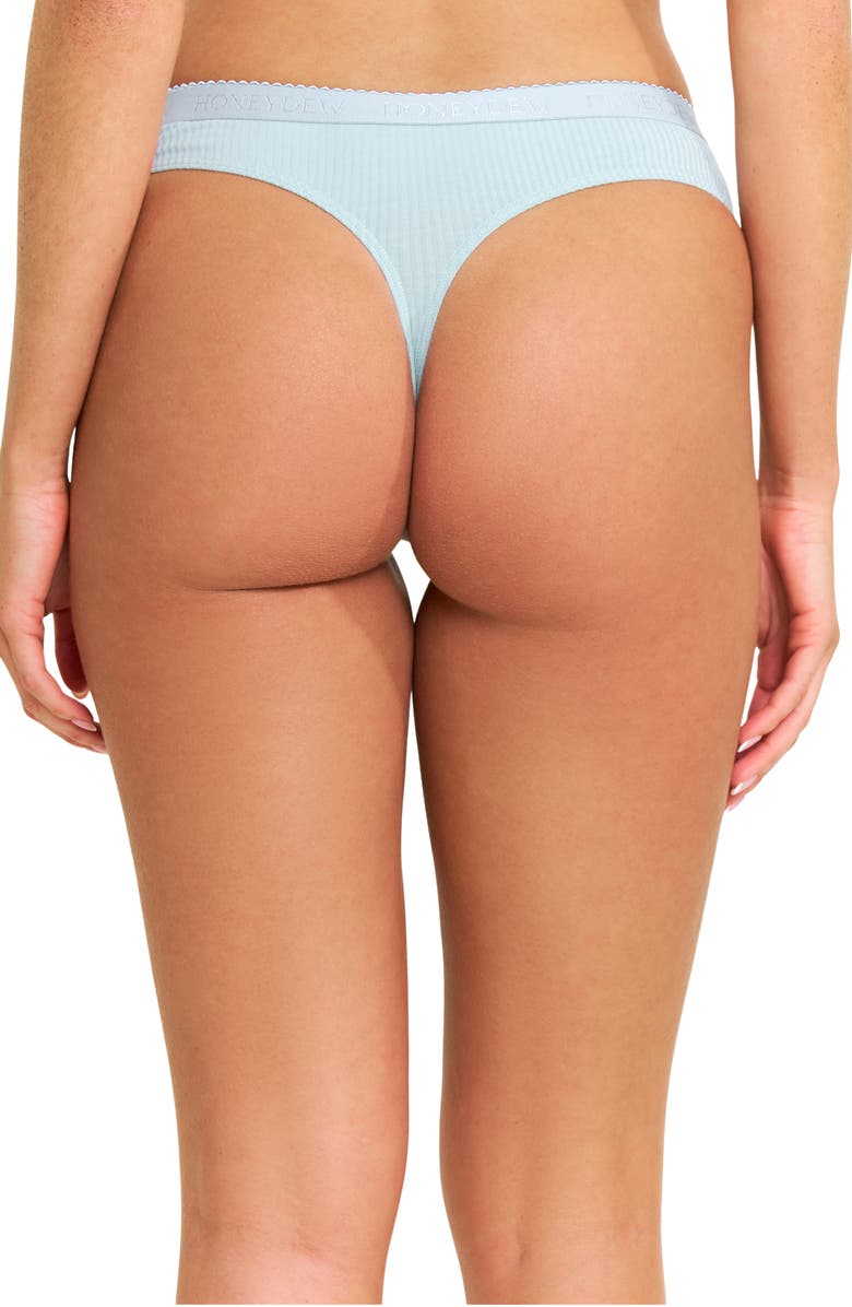 Honeydew Emma Thong, Alternate, color, Sea Moss