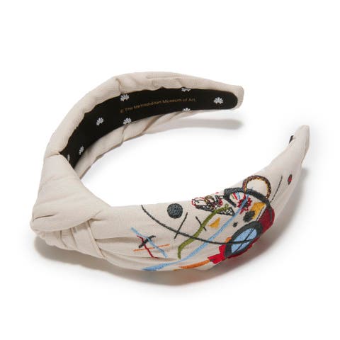 The Met Knotted Kandinsky Embroidered Headband