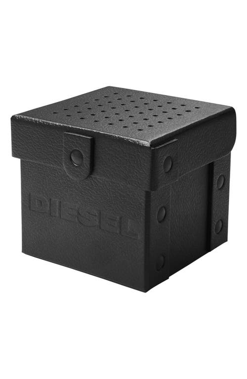 Diesel Men's Chronograph Split Black-tone Stainless Steel Bracelet Watch 51mm