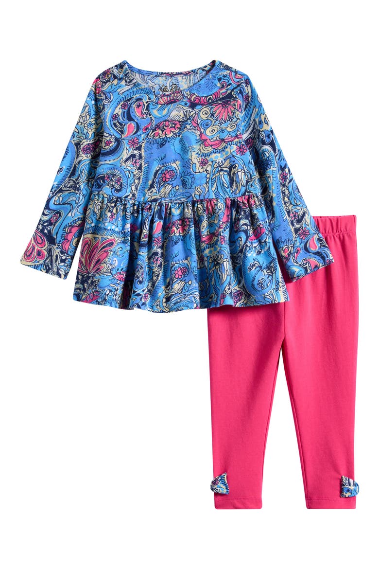 Kids' Hollee Tunic and Leggings Set, Main, color, MULTI PAISLEY PARADE