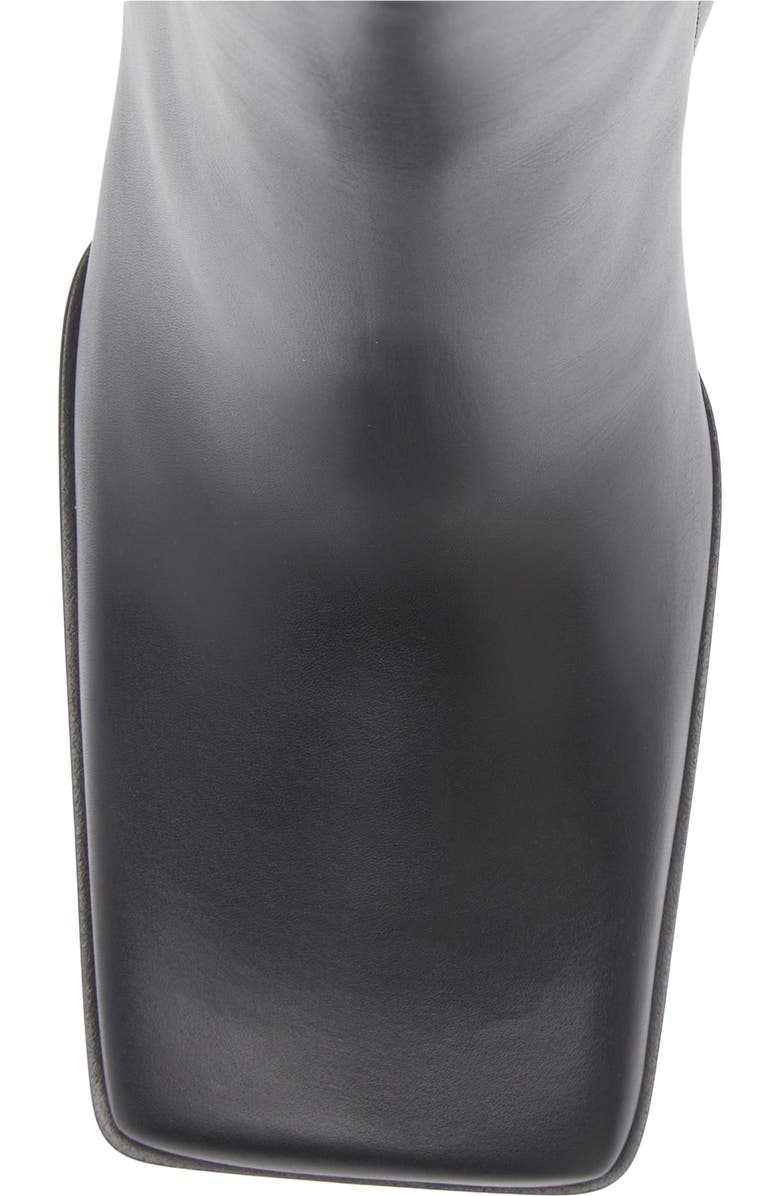 Alaïa Square Toe Bootie, Alternate, color, Noir