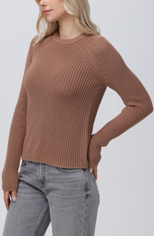 525 Jane Cotton Sweater In Cinnamon