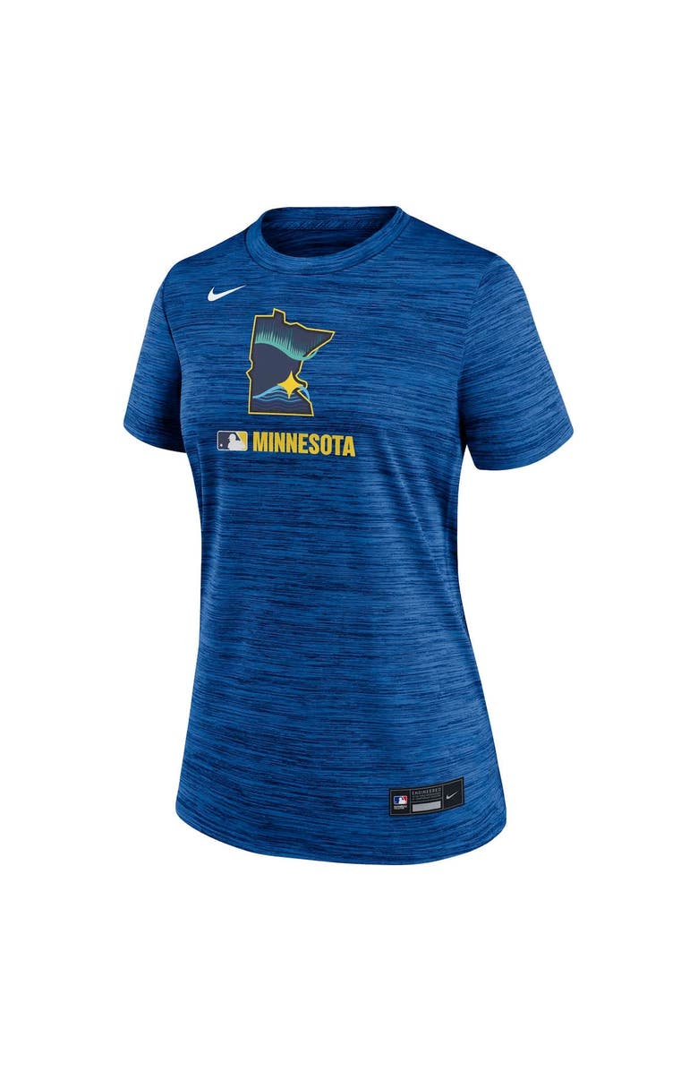 Nike Women's Nike Royal Minnesota Twins Authentic Collection City Connect Velocity Performance T-Shirt, Alternate, color, 
