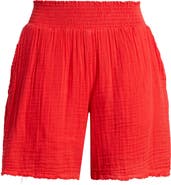 Michael Stars Cotton Gauze Shorts