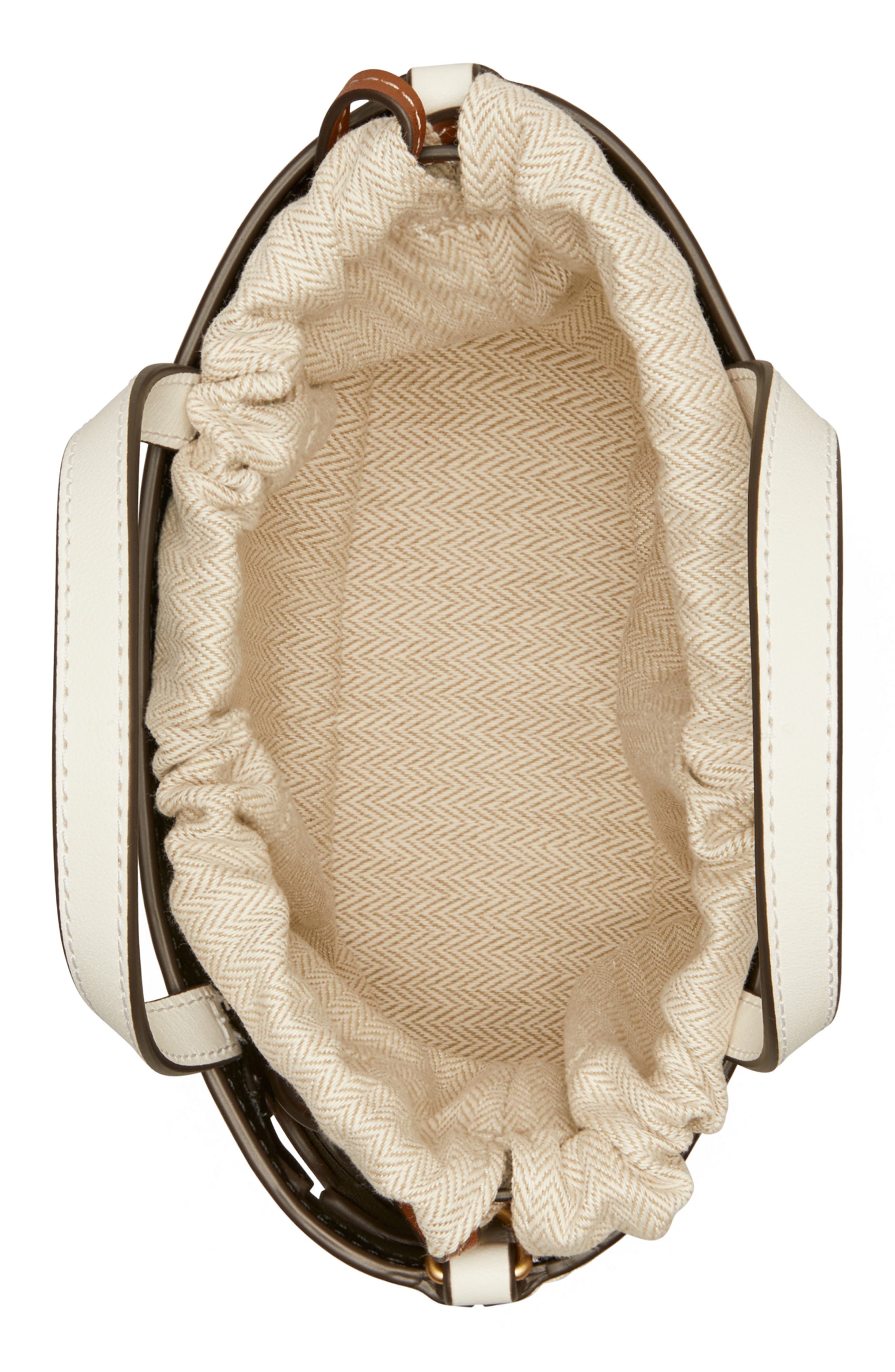 Tory Burch Ella Mini Leather Cutout Tote, Alternate, color, 