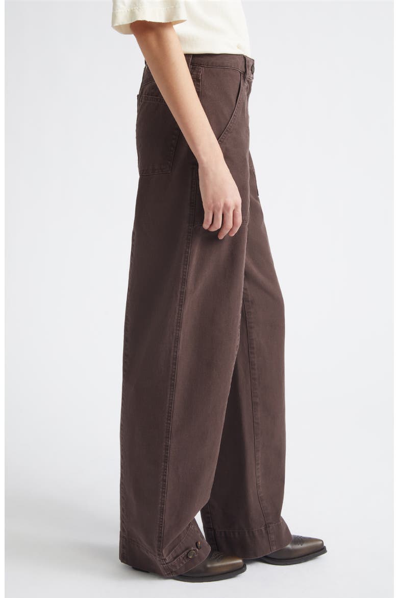 Journey Wide Leg Workwear Pants, Alternate, color, MOLE