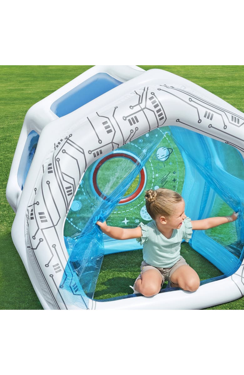 Bestway Space Station Exploration Kids Inflatable Playhouse, Alternate, color, Multicolored