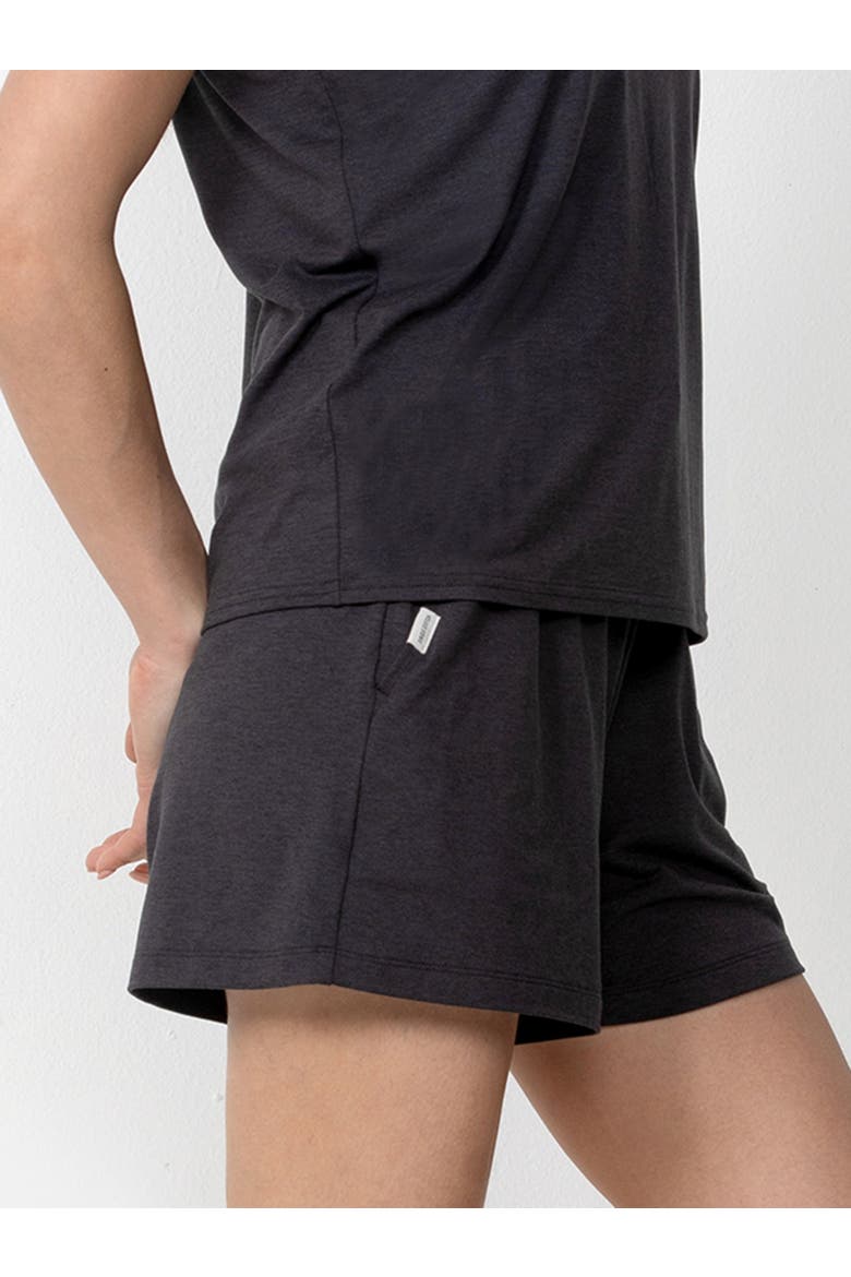 Lightweight Tank and Short Set, Alternate, color, Heather Black